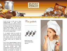 Tablet Screenshot of dupontdisigny.com